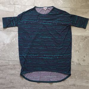 3/$15 Lula Roe Irma XXS Teal and Purple